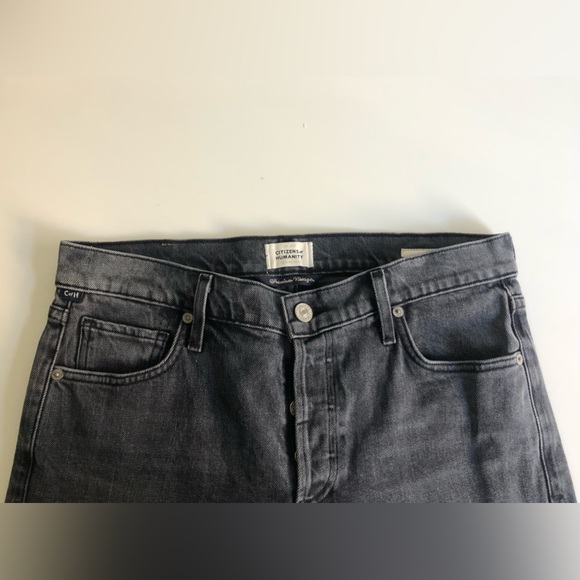 Citizens of Humanity Emerson in Whisper Gray Relaxed Sim Boyfriend Jeans Size 27 - Picture 3 of 15